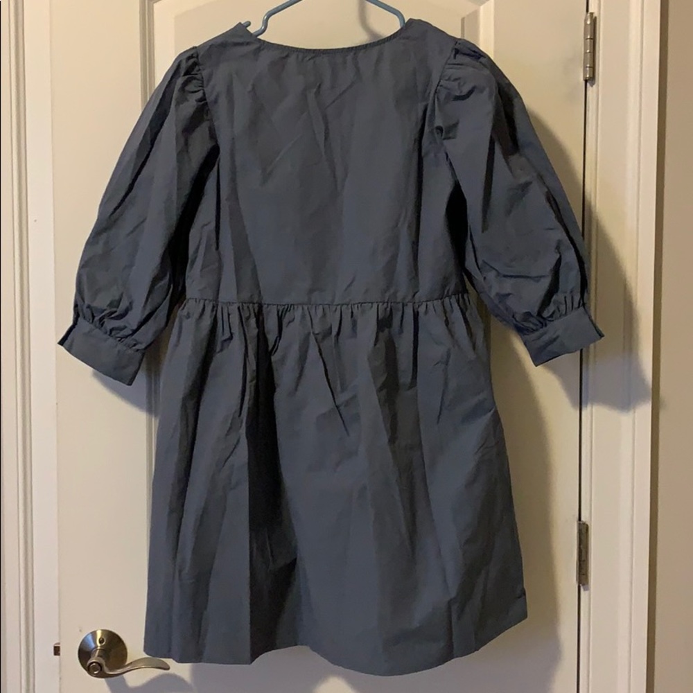 Tuckernuck Slate Blue Taffeta Lizzie Dress - Picture 3 of 4